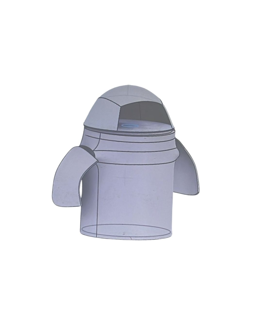 Modelado 3D de la solución robótica hecho en Autodesk Fusion